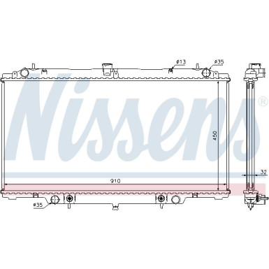 Wasserkühler PKW NISSAN SAFARI aut. 97 FIRST FIT 62953A