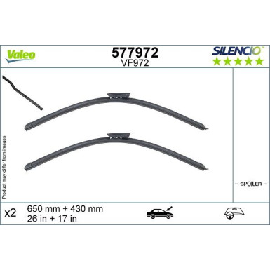 VALEO Silencio Wiper FB OE LHD Kit 577972 VALEO Silencio Wiper FB OE LHD Kit 577972
