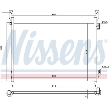 Kondensator PKW RENAULT Koleos 08- 2.0 DCI FIRST FIT 940316