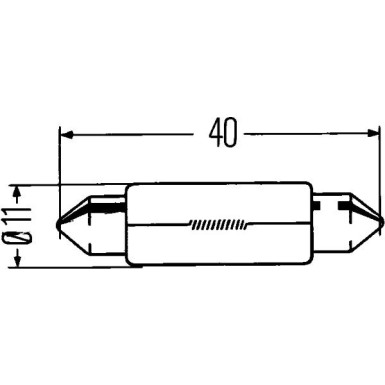 HELLA Glühlampe, Blinkleuchte 8GM 002 091-131 STANDARD