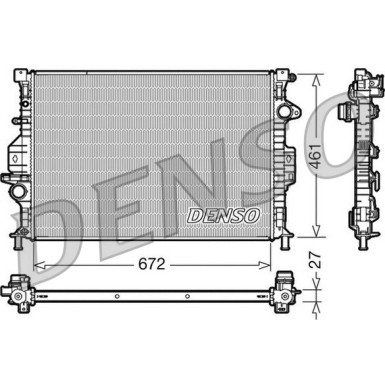 DENSO Motorkühler DRM10069 DENSO Motorkühler DRM10069