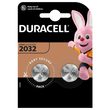 Duracell Lithium CR2032 Knopfbatterie 2 Stk Blister 5000394203921