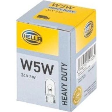 HELLA Glühlampe, Positions-/Begrenzungsleuchte 8GP 003 594-251 Heavy Duty
