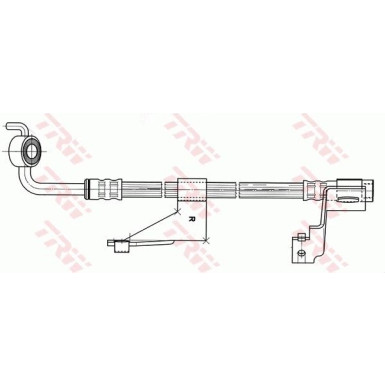 TRW Bremsschlauch PHD363