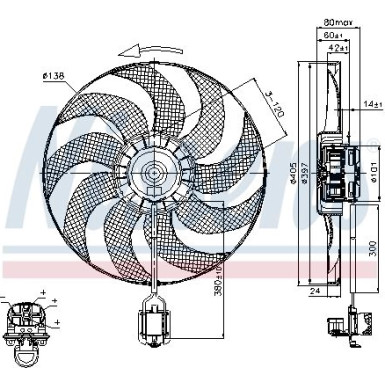 Kühlerlüfter PKW 85748 Kühlerlüfter PKW 85748