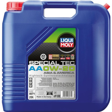 Liqui Moly Special Tec AA 0W-20 20 l 8071 20L Kanister Kunststoff