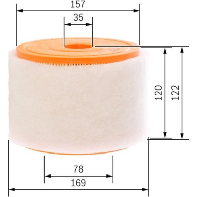 Luftfilter AUDI A6 F 026 400 289