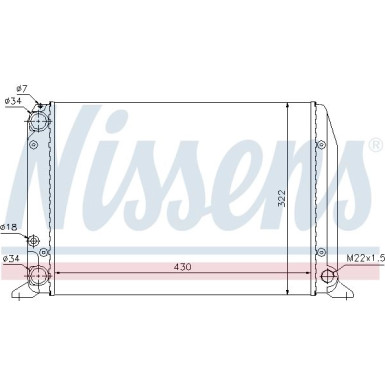 Wasserkühler PKW 604611 Wasserkühler PKW 604611