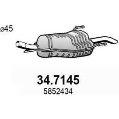 Endschalldämpfer 34.7145