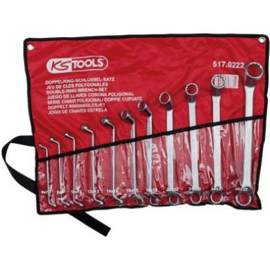 KS TOOLS CLASSIC Doppel-Steckschlüsselsatz, gebogen, 11-teilig, 6-32 mm 517.0222 KS TOOLS CLASSIC Doppel-Steckschlüsselsatz, gebogen, 11-teilig, 6-32 mm 517.0222