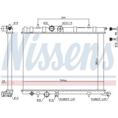 NISSENS Motorkühler 63502 FIRST FIT