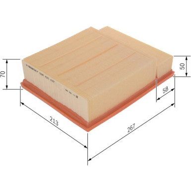Luftfilter AUDI F 026 400 437