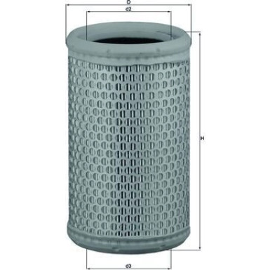 MAHLE Luftfilter LX 646/1