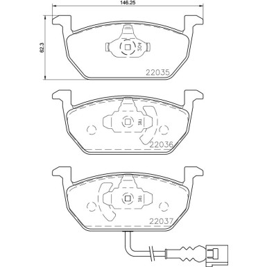 BREMBO Bremsklötze VA AUDI,SEAT,SKODA,VW PRIME LINE P 85 137 BREMBO Bremsklötze VA AUDI,SEAT,SKODA,VW PRIME LINE P 85 137