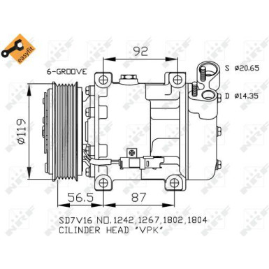 Kompressor, Klimaanlage 32270