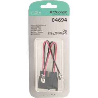 Phonocar 2x Kabel für Lautsprecher 04694 Phonocar 2x Kabel für Lautsprecher 04694