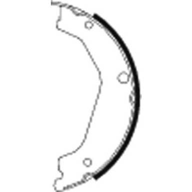 Handbremsbacken Hyundai Terracan 01 91068400 Handbremsbacken Hyundai Terracan 01 91068400