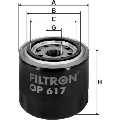 FILTRON Ölfilter OP 617 FILTRON Ölfilter OP 617
