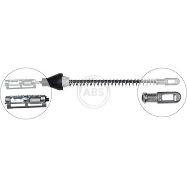 A.B.S. Handbremsseil Seilzug Festellbremse K13884 A.B.S. Handbremsseil Seilzug Festellbremse K13884