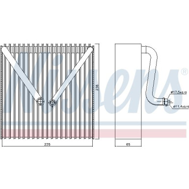 Verdampfer PKW SKODA FABIA 99 92191