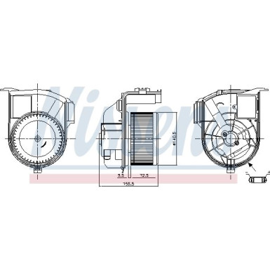 Innenraumgebläse Renault Kangoo I 98 87393