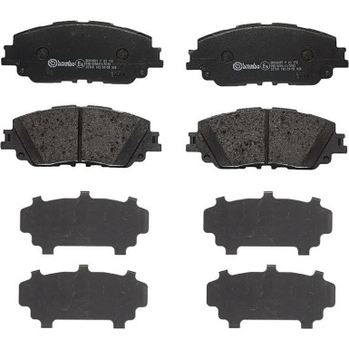 BREMBO Bremsklötze VA P 83 172 BREMBO Bremsklötze VA P 83 172
