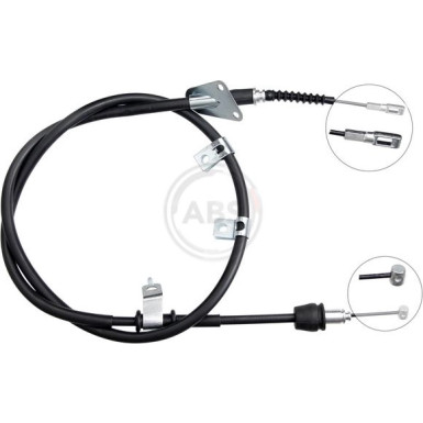 A.B.S. Handbremsseil Seilzug Festellbremse K17309 A.B.S. Handbremsseil Seilzug Festellbremse K17309