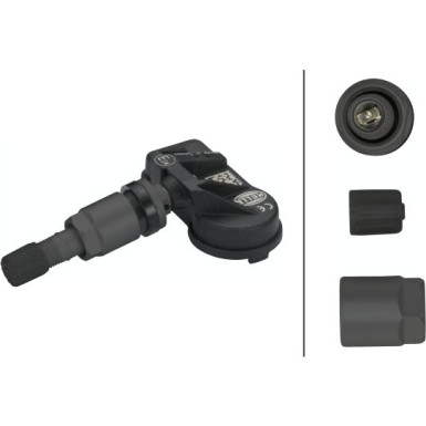 HELLA Radsensor, Reifendruck-Kontrollsystem 6PP 358 139-481 HELLA Radsensor, Reifendruck-Kontrollsystem 6PP 358 139-481