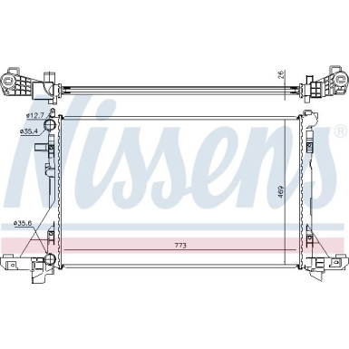 Wasserkühler PKW 630732 Wasserkühler PKW 630732