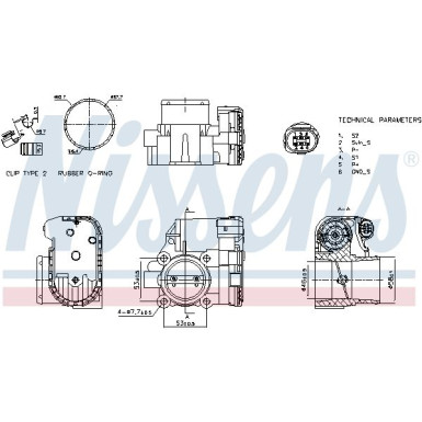 NISSENS Drosselklappenstutzen 955093 FIRST FIT NISSENS Drosselklappenstutzen 955093 FIRST FIT