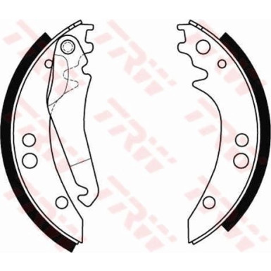 Bremsbackensatz GS8434 Bremsbackensatz GS8434