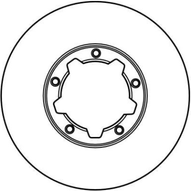 Bremsscheibe Nissan P. Trade 2.3D/3.0 01/94-10/01 DF2001