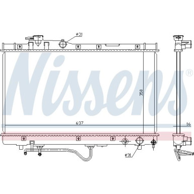 Wasserkühler PKW 647771