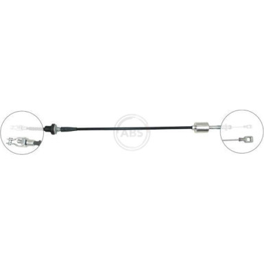 A.B.S. Kupplungsseil K22040 A.B.S. Kupplungsseil K22040
