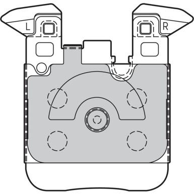 VALEO Bremsbeläge 601418