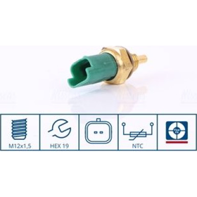 NISSENS Sensor, Kühlmitteltemperatur 207087 NISSENS Sensor, Kühlmitteltemperatur 207087