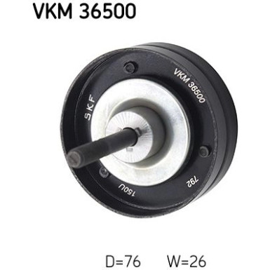 Spannrolle Nebentrieb VKM 36500