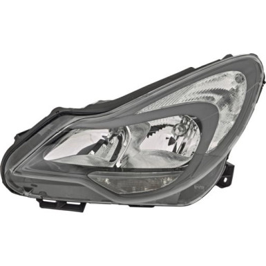 Scheinwerfer L H7/H1 +LWR +MOT SCHWARZ VAL PQ OPEL CORSA D 1,11-8,14 45286