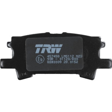 Bremsklötze HA LEXUS RX 03 COTEC GDB3339 Bremsklötze HA LEXUS RX 03 COTEC GDB3339