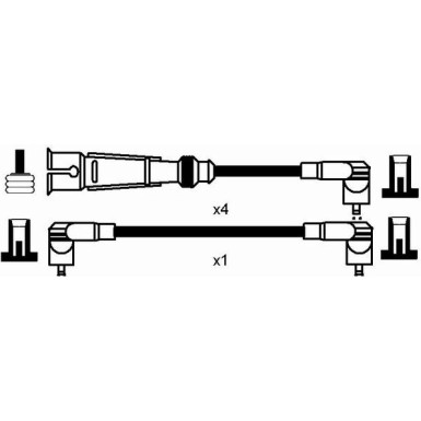 Zündleitungssatz RC-VW219