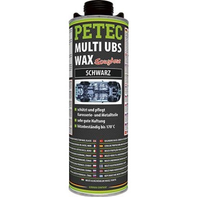 Petec Multi Ubs -Wax Schwarz 1000ml Multi UBS Wax Saugdose schwarz 73420