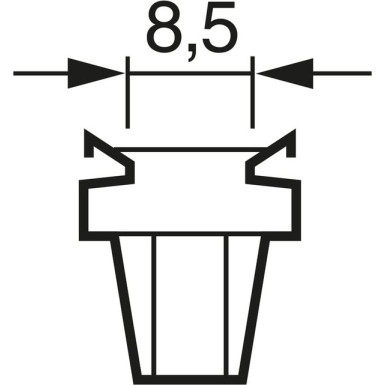 12V 1,2W PURE LIGHT B8,5d BOSCH KFZ-GLUEHLAMPE Pure Light 1987302219