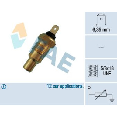 FAE Sensor, Kühlmitteltemperatur 31110 FAE Sensor, Kühlmitteltemperatur 31110