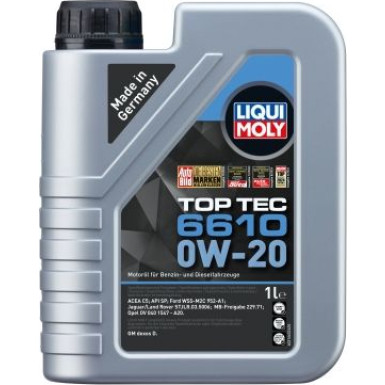 Liqui Moly Top Tec 6610 0W-20 1 l 21660 1L Kanister Kunststoff