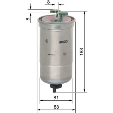 Kraftstofffilter 0 450 906 442 Kraftstofffilter 0 450 906 442