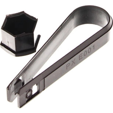 Abdeckkappensatz schwarz 175406