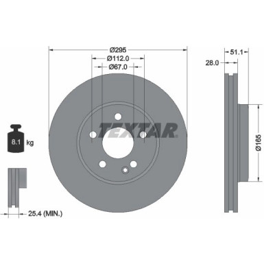 Bremsscheibe Db P. W246/W176 220Cdi 13 92254803 Bremsscheibe Db P. W246/W176 220Cdi 13 92254803