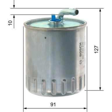 Kraftstofffilter MERCEDES C-Klasse 1457434416