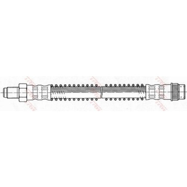 Bremsschlauch VA CITROEN AX,Saxo,PEU 106 87 PHB105
