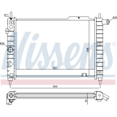 Wasserkühler PKW 63058A Wasserkühler PKW 63058A